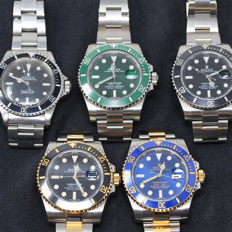 all Rolex Submariner models